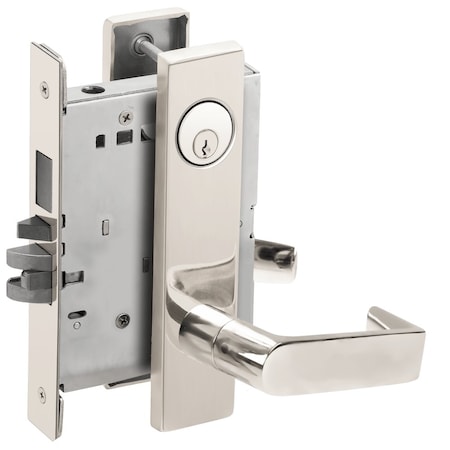 Schlage Schlage L-Series, Entrance Mortise Lock, L Decorative Escutcheon, 06 Lever, Grade 1 Mortise Lock, Co L9453P 06L 625